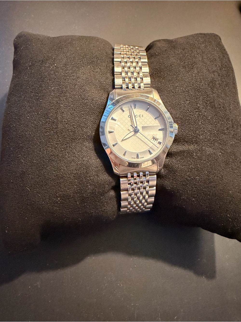 Gucci Silver Stainless Steel Men's Watch